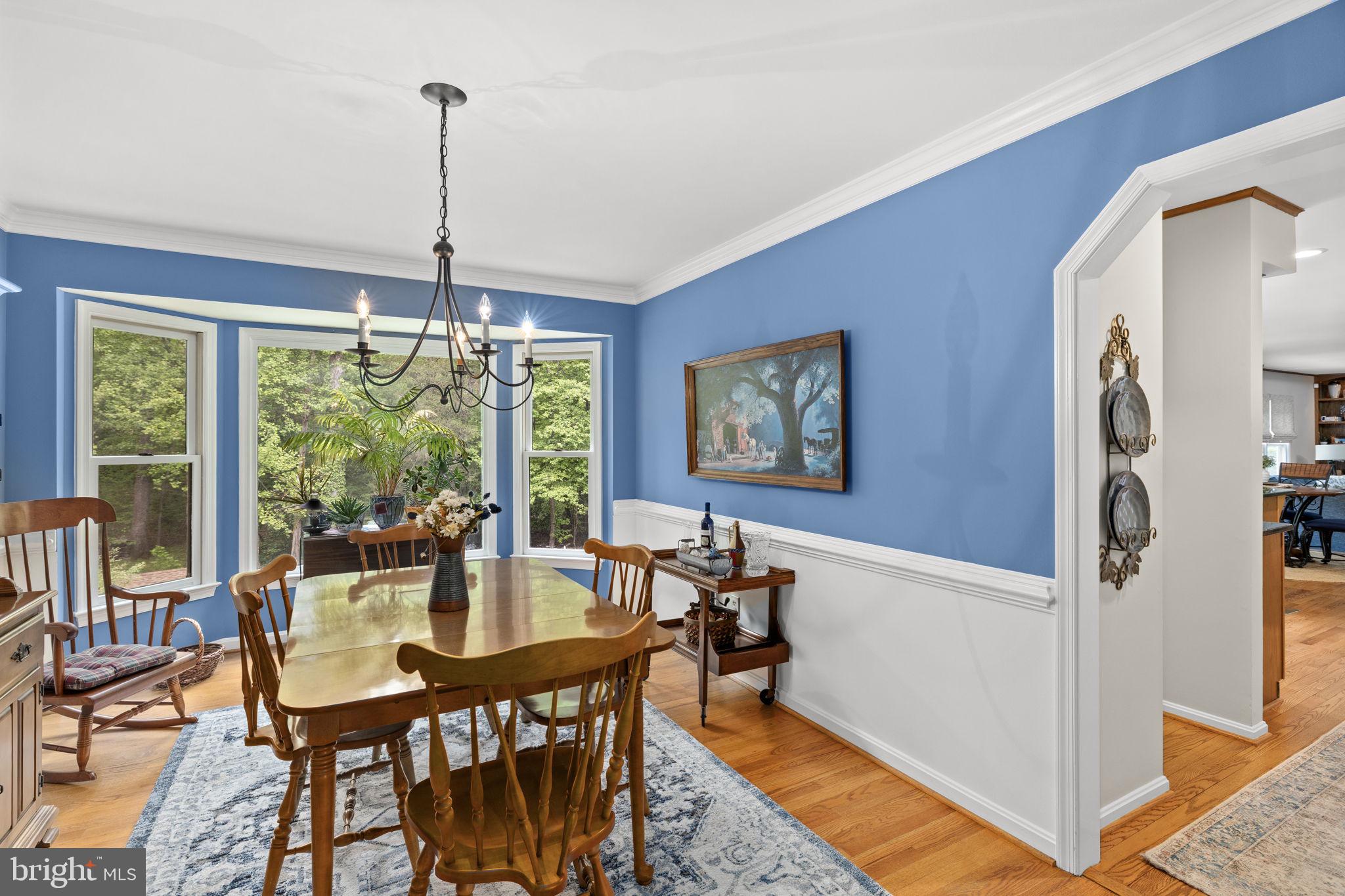 100 Boscobel Road Fredericksburg, VA 22405 - Photo 32 of 67 a view of a dining room with furniture window and wooden floor