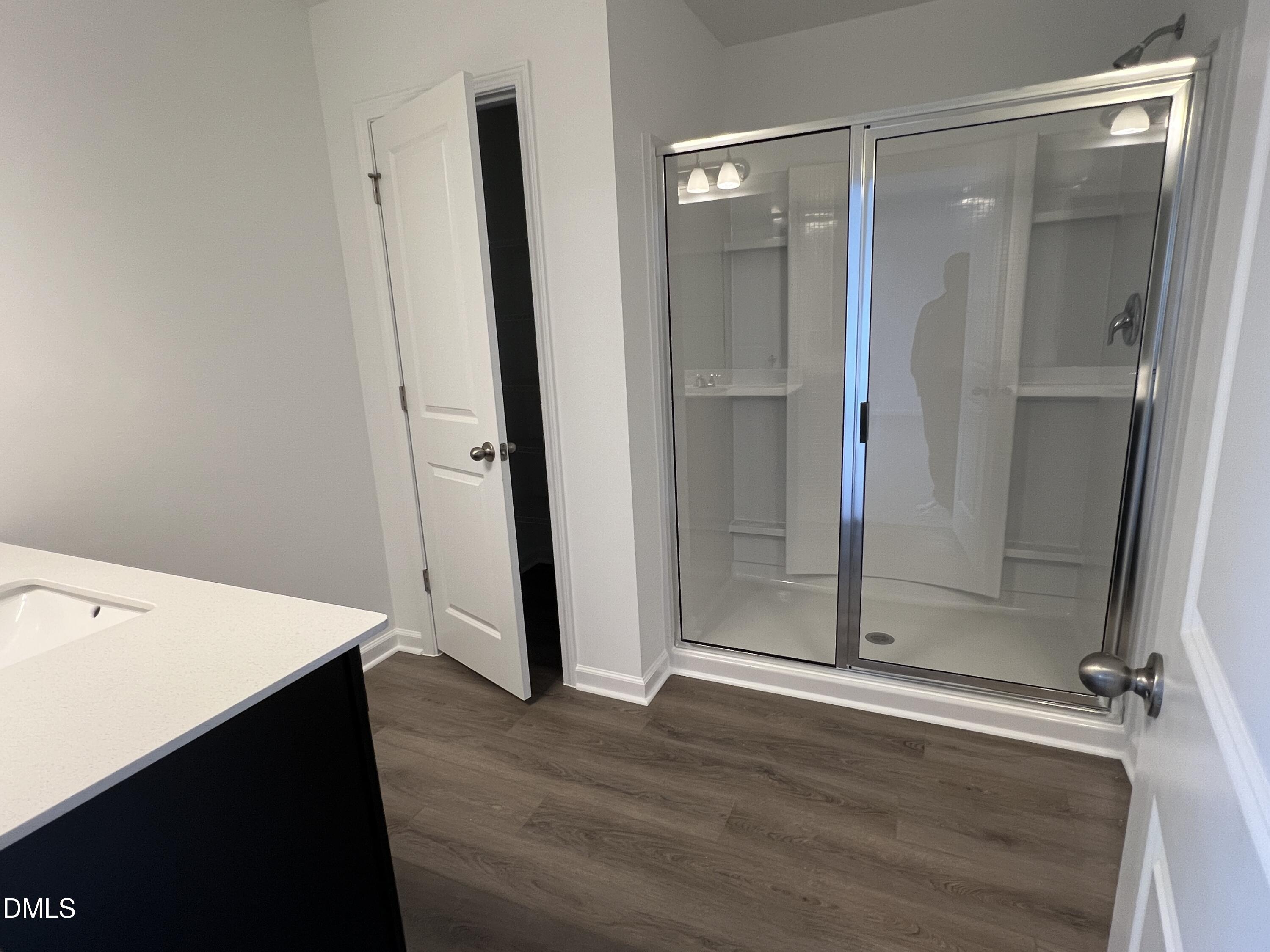 2017 Regal Drive Durham, NC 27703 - Photo 12 of 28 a bathroom with a shower and a sink