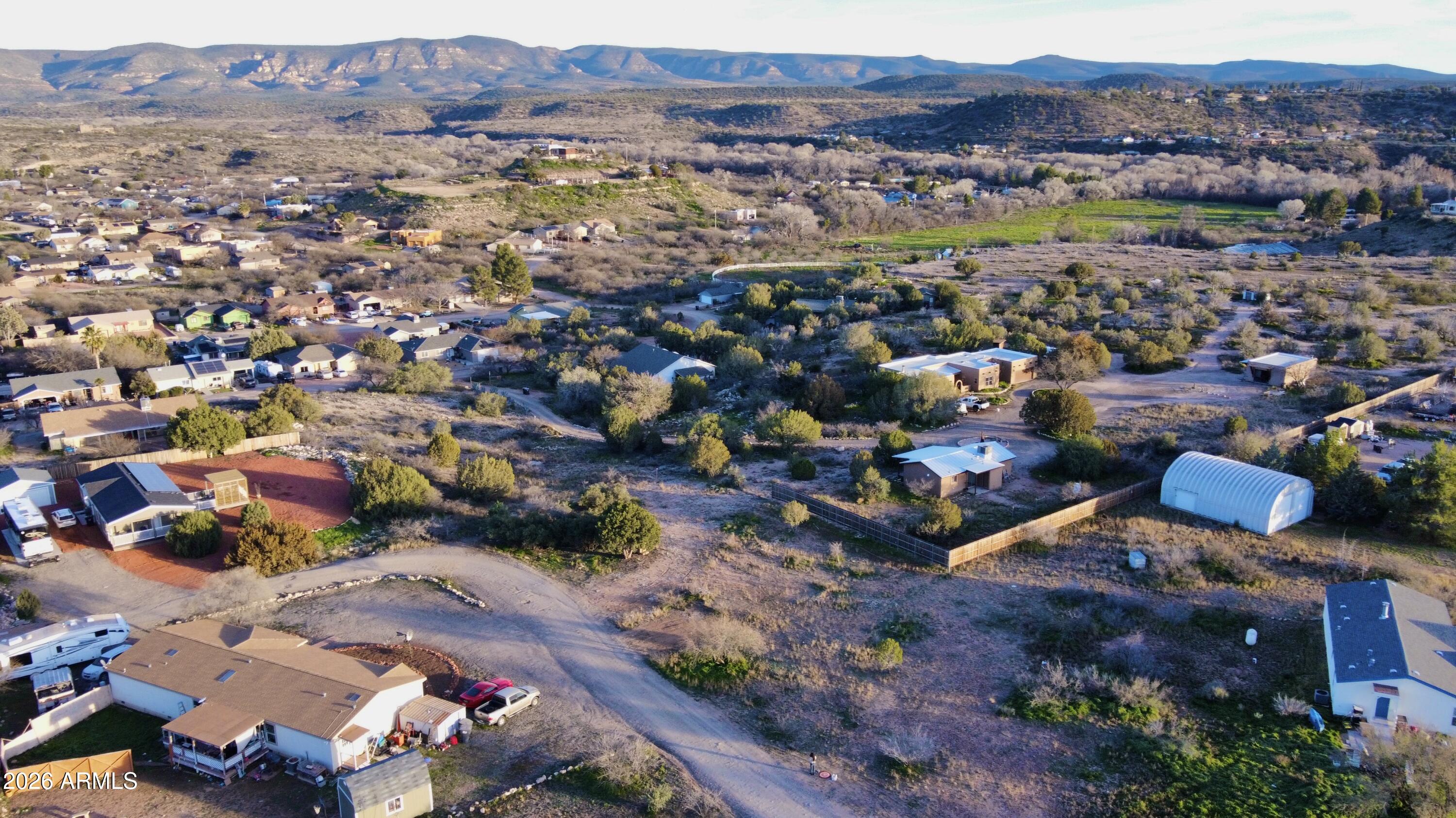 5625 North Robin Lynn Lane Rimrock, AZ 86335 - Photo 11 of 24 an aerial view of a houses and an outdoor space