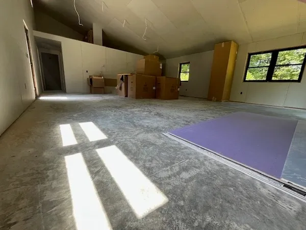 a view of empty room