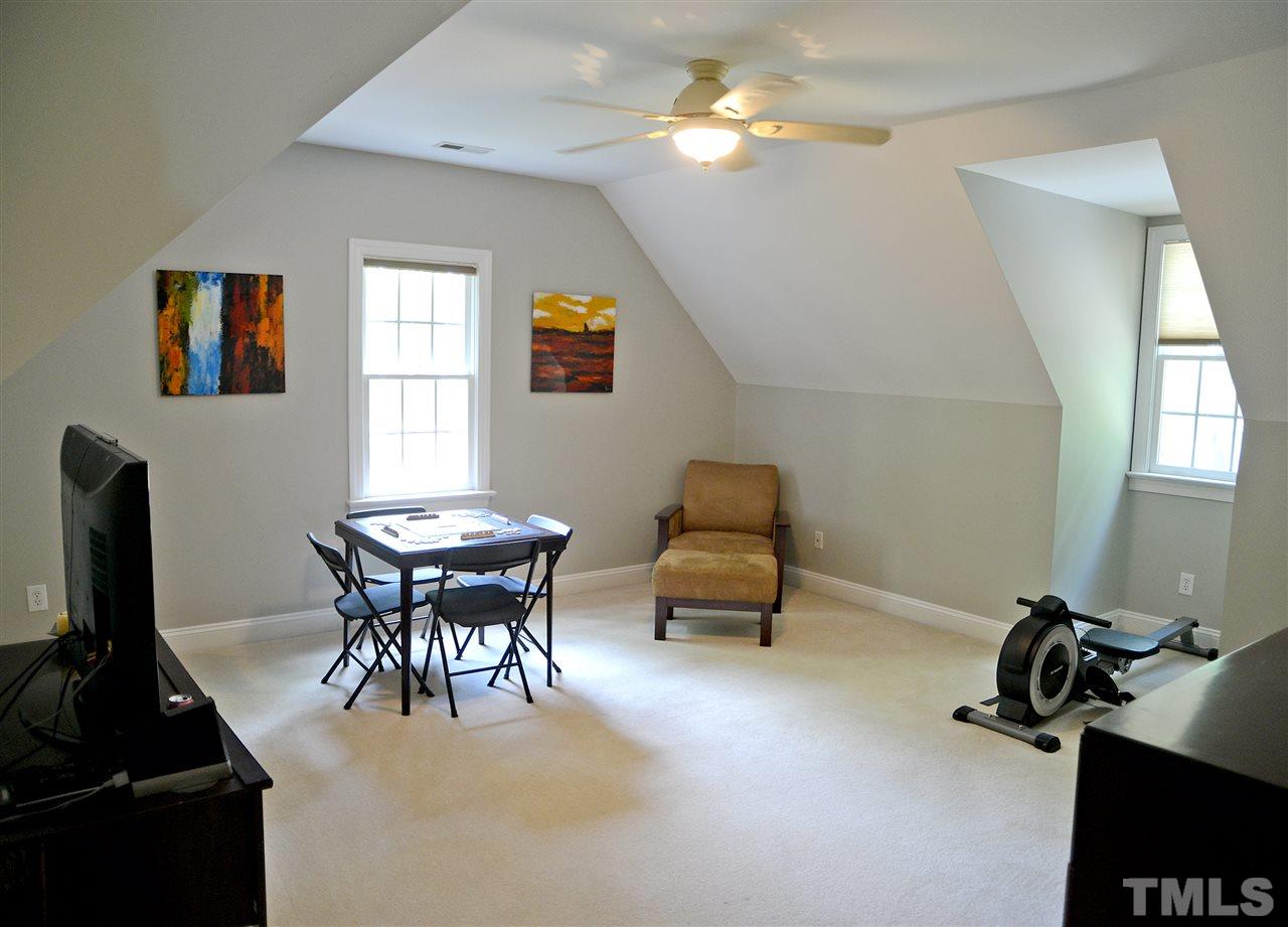 5800 Stone Canyon Court Raleigh, NC 27613 - Photo 16 of 30 Located at the end of the hall upstairs is the lovely bonus room. Can be utilized for many purposes. Updated paint, ceiling fan.