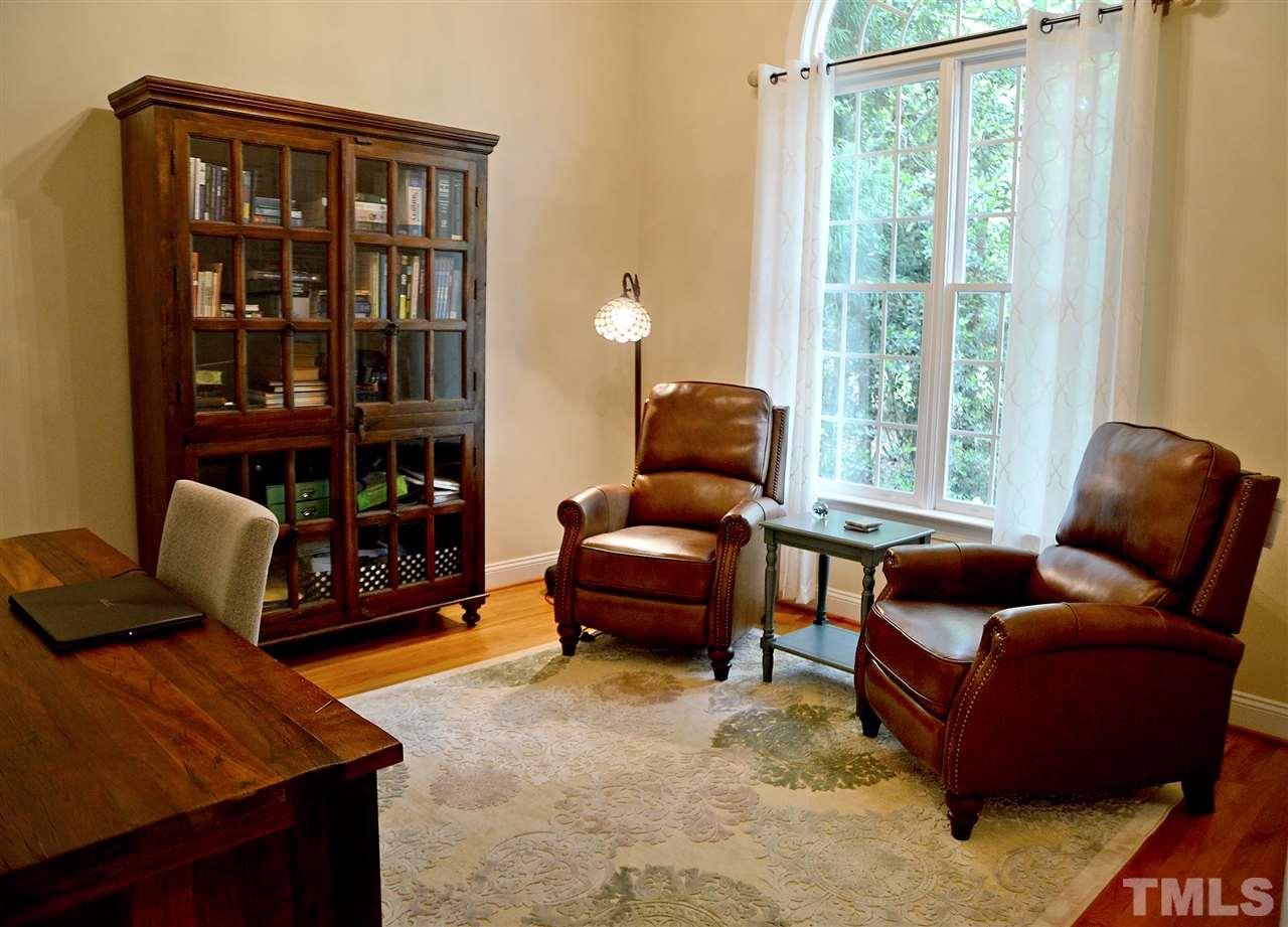 5800 Stone Canyon Court Raleigh, NC 27613 - Photo 4 of 30 This bright room is off the foyer and can be utilized for many purposes! Hardwoods and cathedral ceiling!