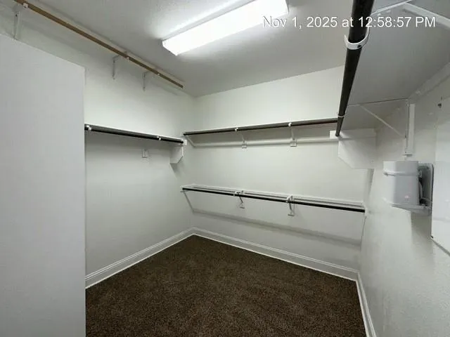 a view of walk in closet