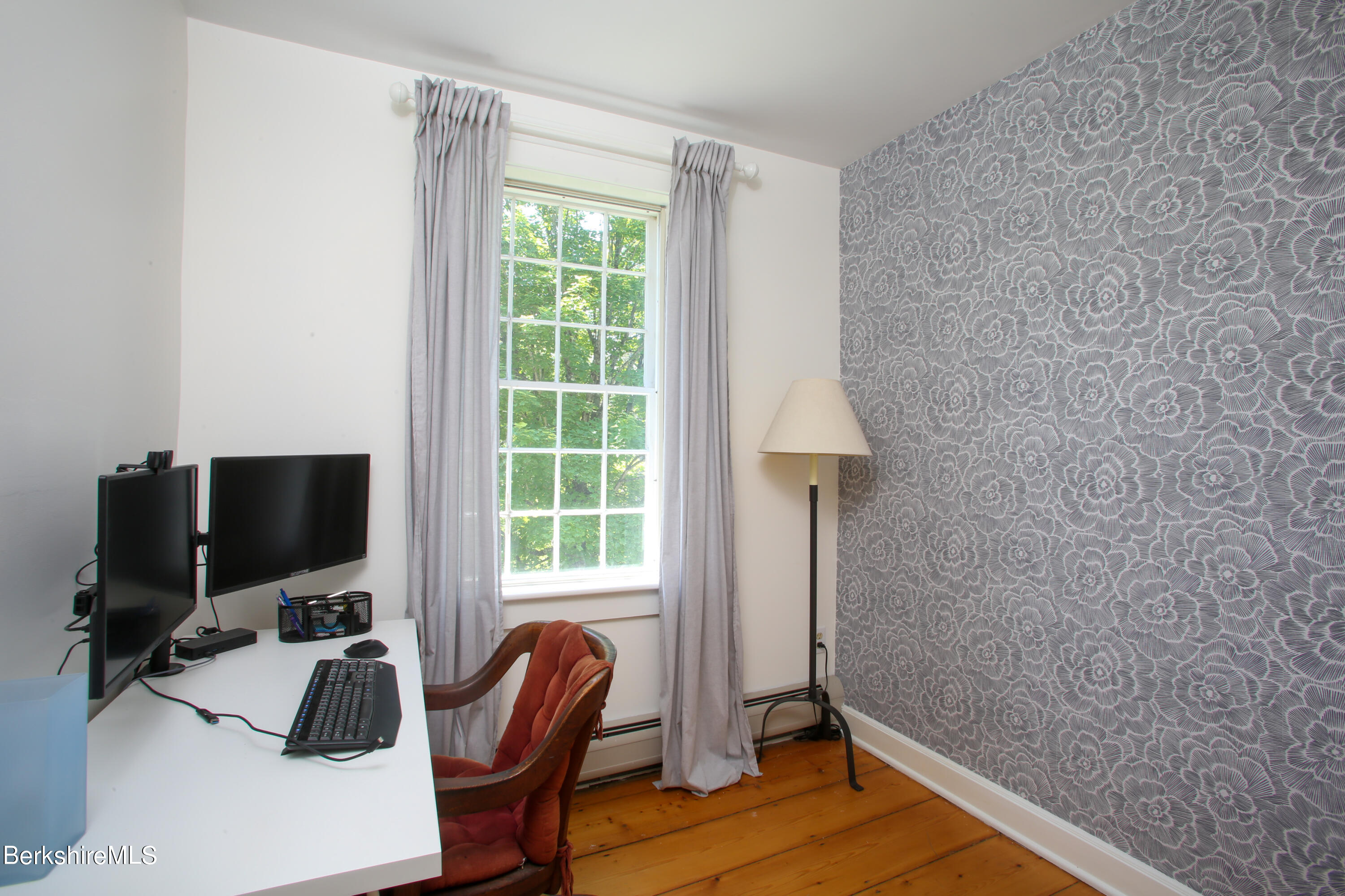 228 Zoar Road Rowe, MA 01367 - Photo 30 of 50 a view of a workspace with furniture and a window