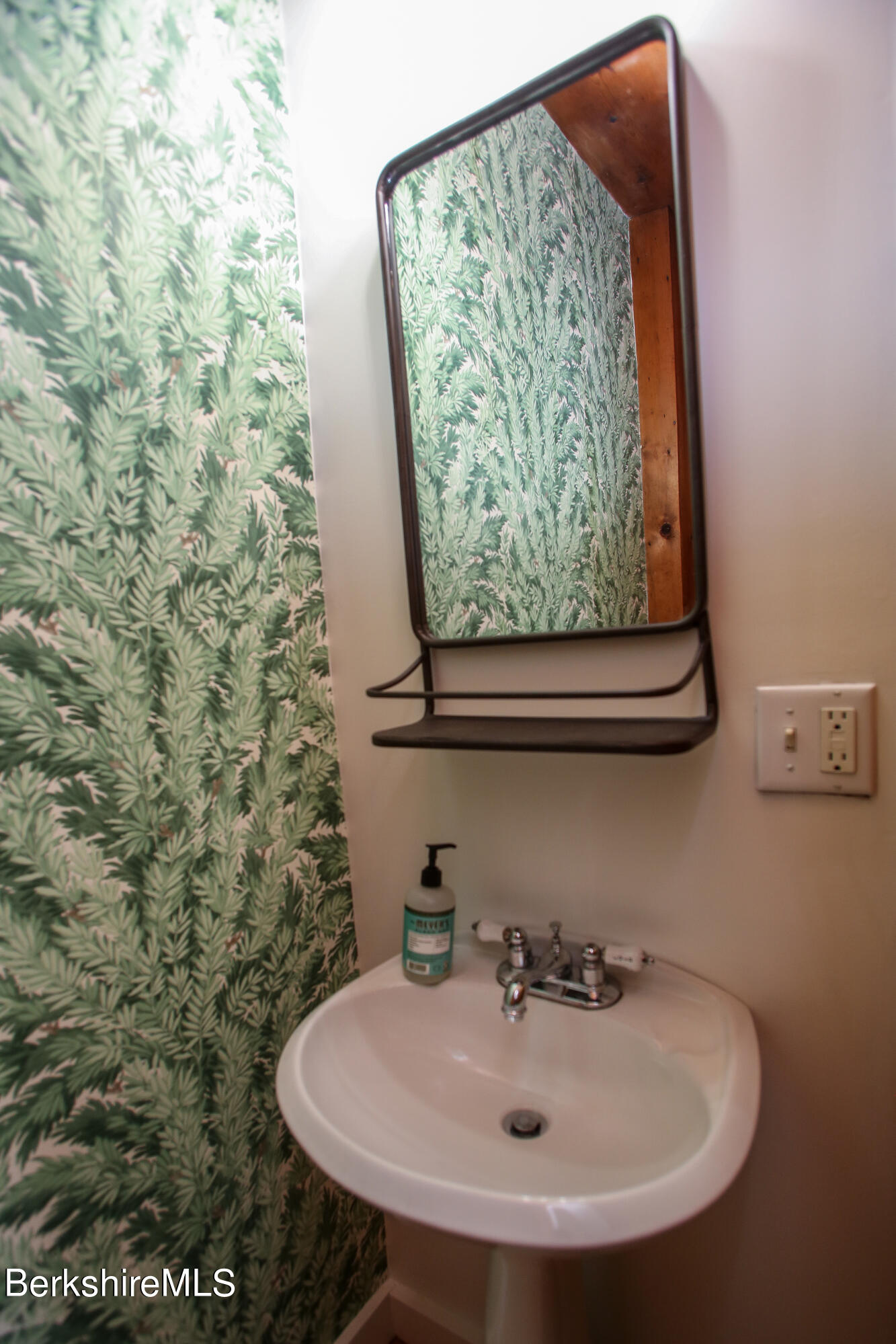 228 Zoar Road Rowe, MA 01367 - Photo 33 of 50 a bathroom with a sink and a mirror