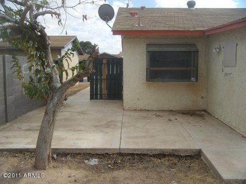 4434 East Wayland Road Phoenix, AZ 85040 - Photo 16 of 16 Rear Exterior with extra concrete