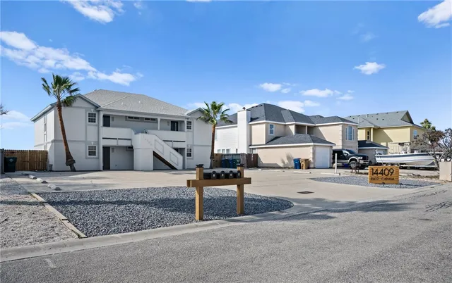 a house view with a street