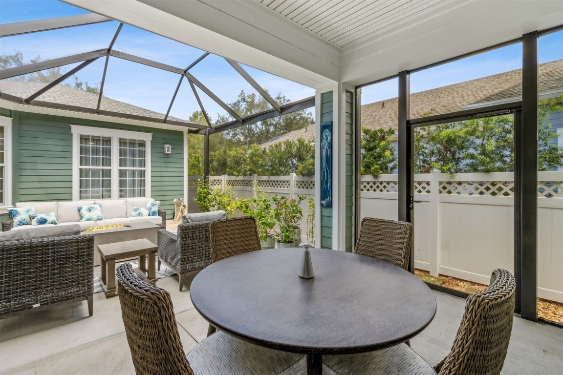 1775 Neighbor Street Fernandina Beach, FL 32034 - Photo 58 of 91 a view of a dining room with furniture window and outside view