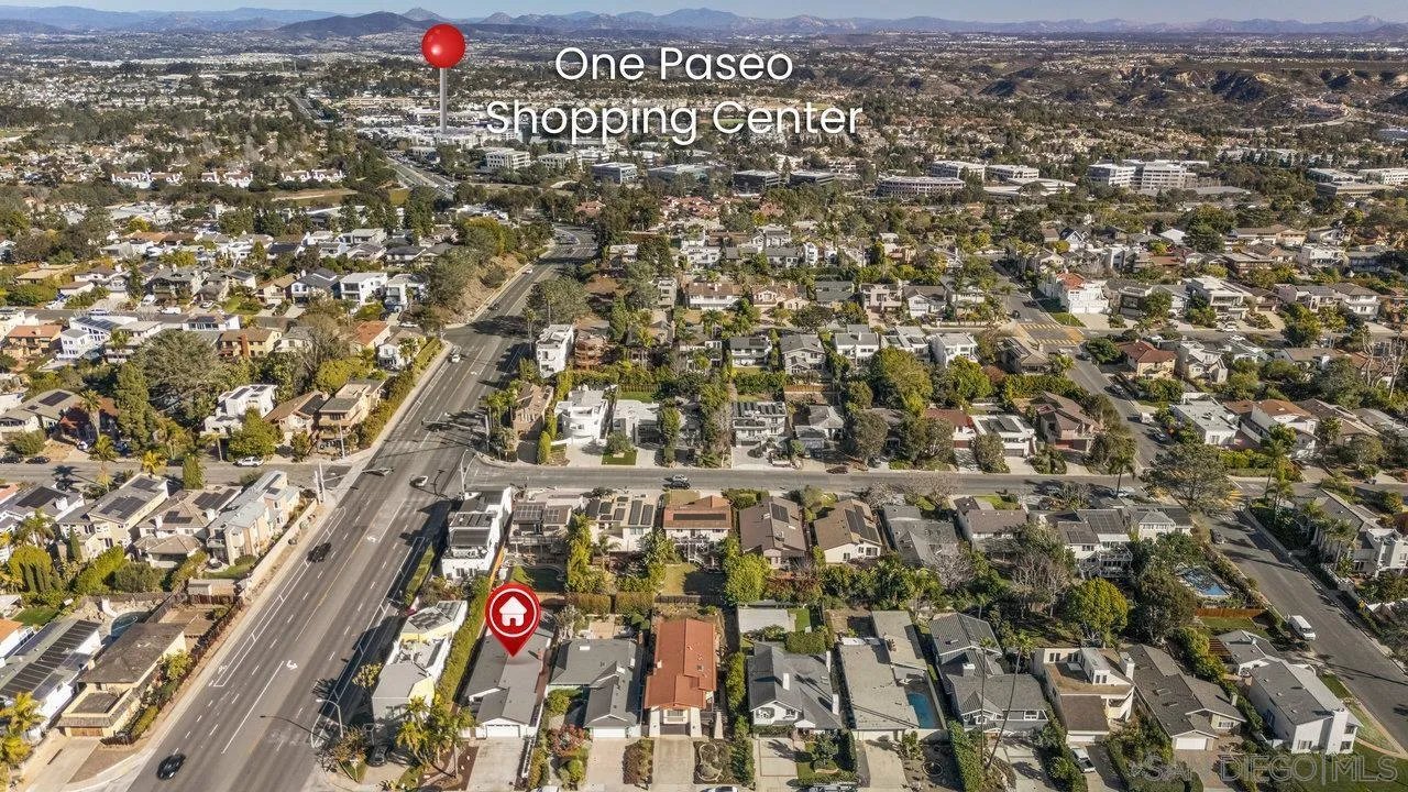 13783 Recuerdo Drive Del Mar, CA 92014 - Photo 48 of 56 an aerial view of house with yard and mountain view