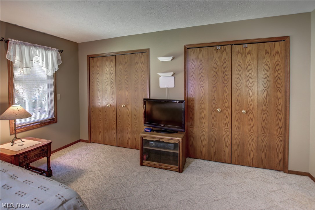 1010 Rustic Trail Cleveland, OH 44134 - Photo 17 of 49 Carpeted master bedroom with a textured ceiling