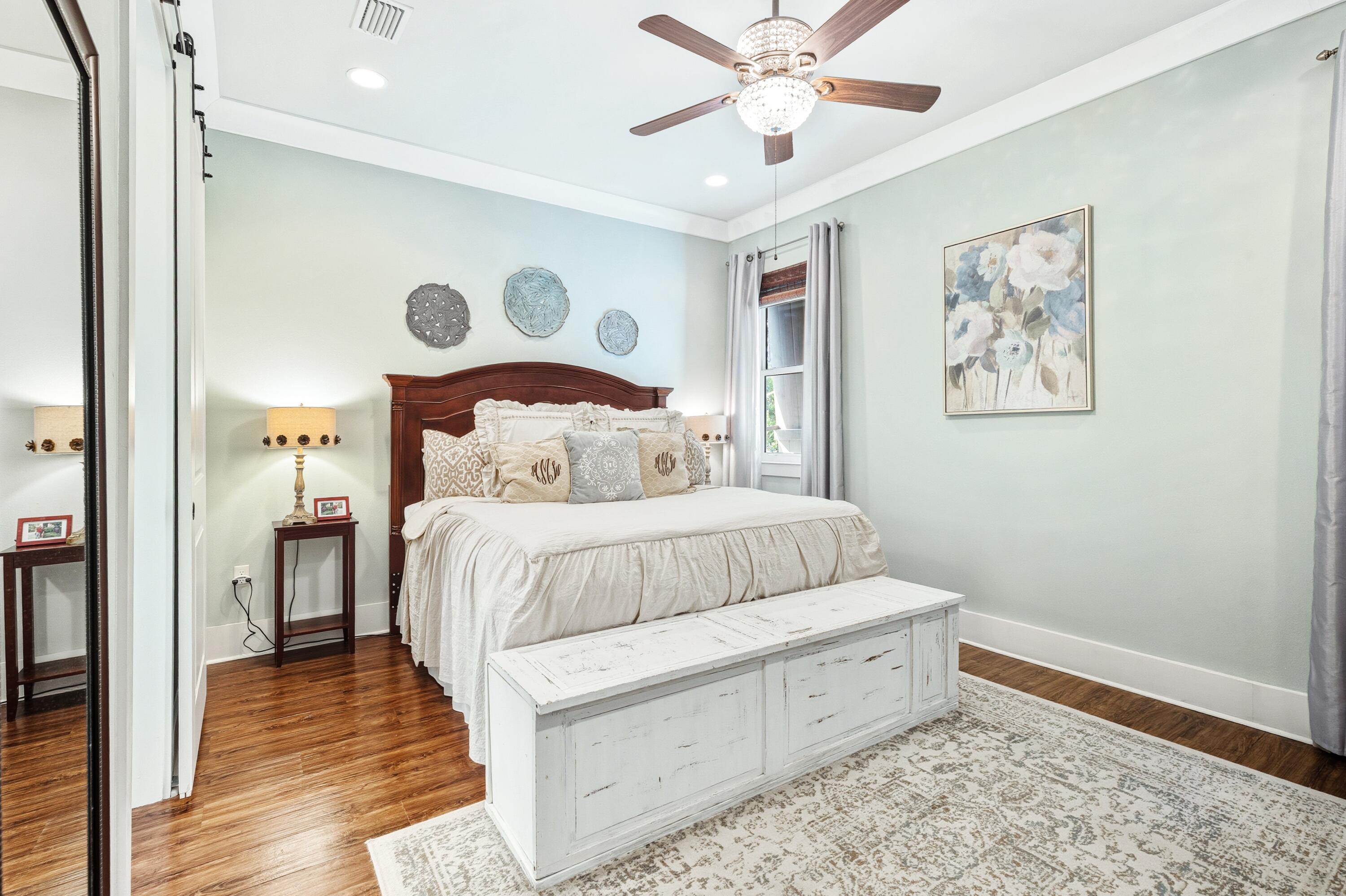 101 Botany Boulevard Santa Rosa Beach, FL 32459 - Photo 32 of 53 a bedroom with a large bed and a window