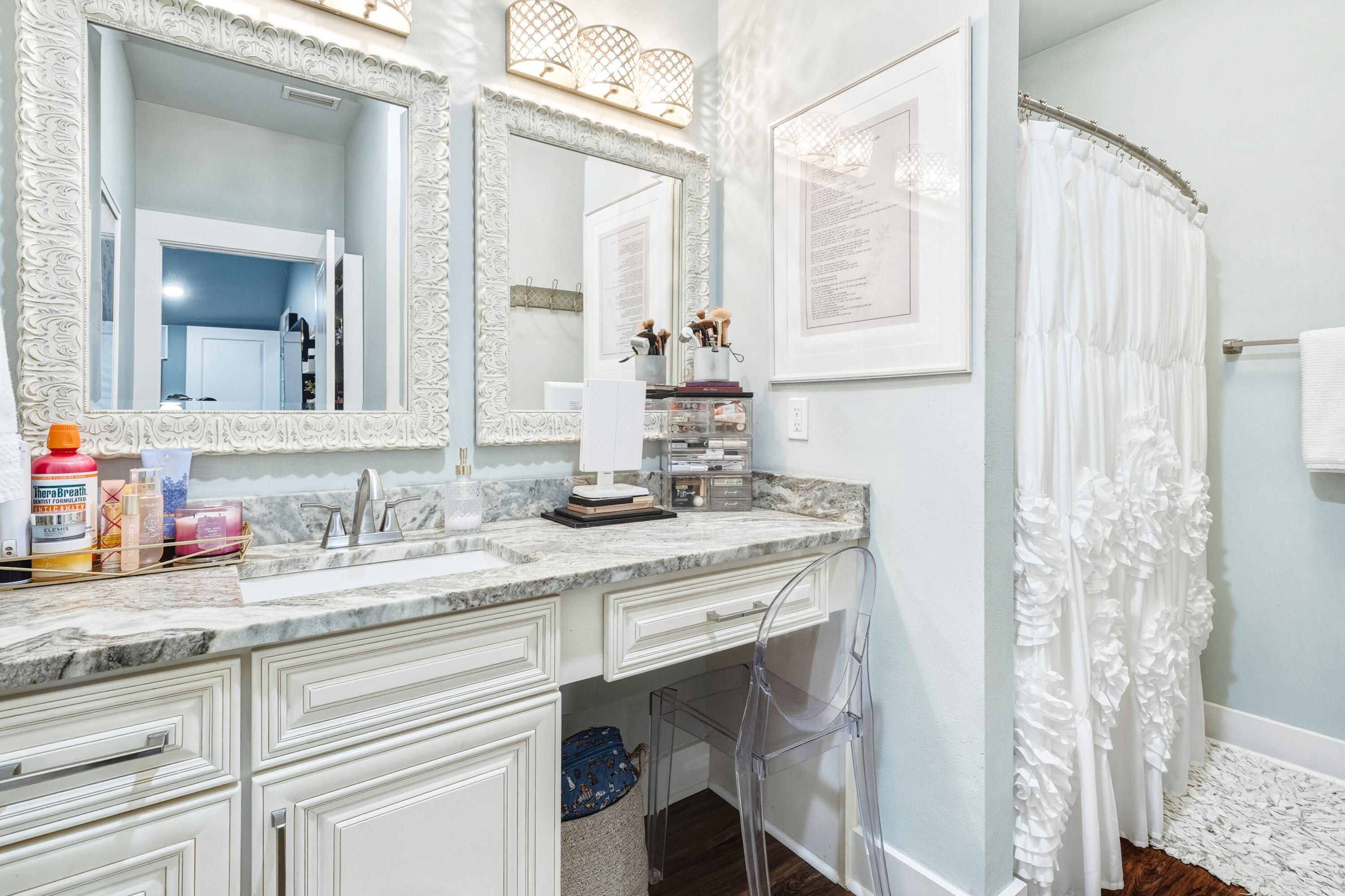 101 Botany Boulevard Santa Rosa Beach, FL 32459 - Photo 42 of 53 a bathroom with a sink and a mirror