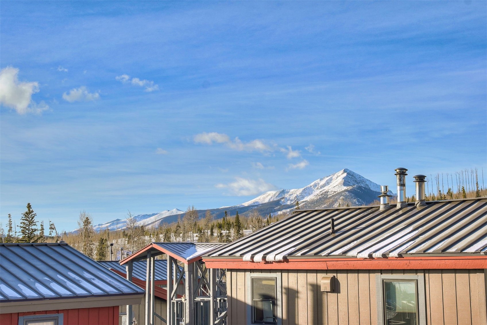 8018 Ryan Gulch Road, Unit B9 Silverthorne, CO 80498 - Photo 15 of 17 a view of a balcony with an outdoor space