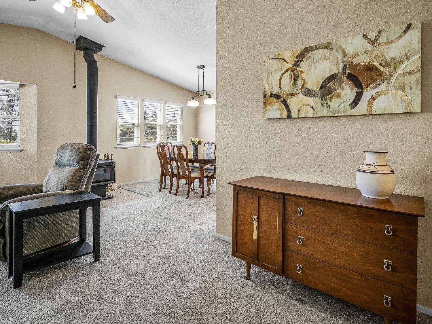 4914 Summit View Court El Dorado, CA 95623 - Photo 3 of 31 a view of a workspace with furniture and a window