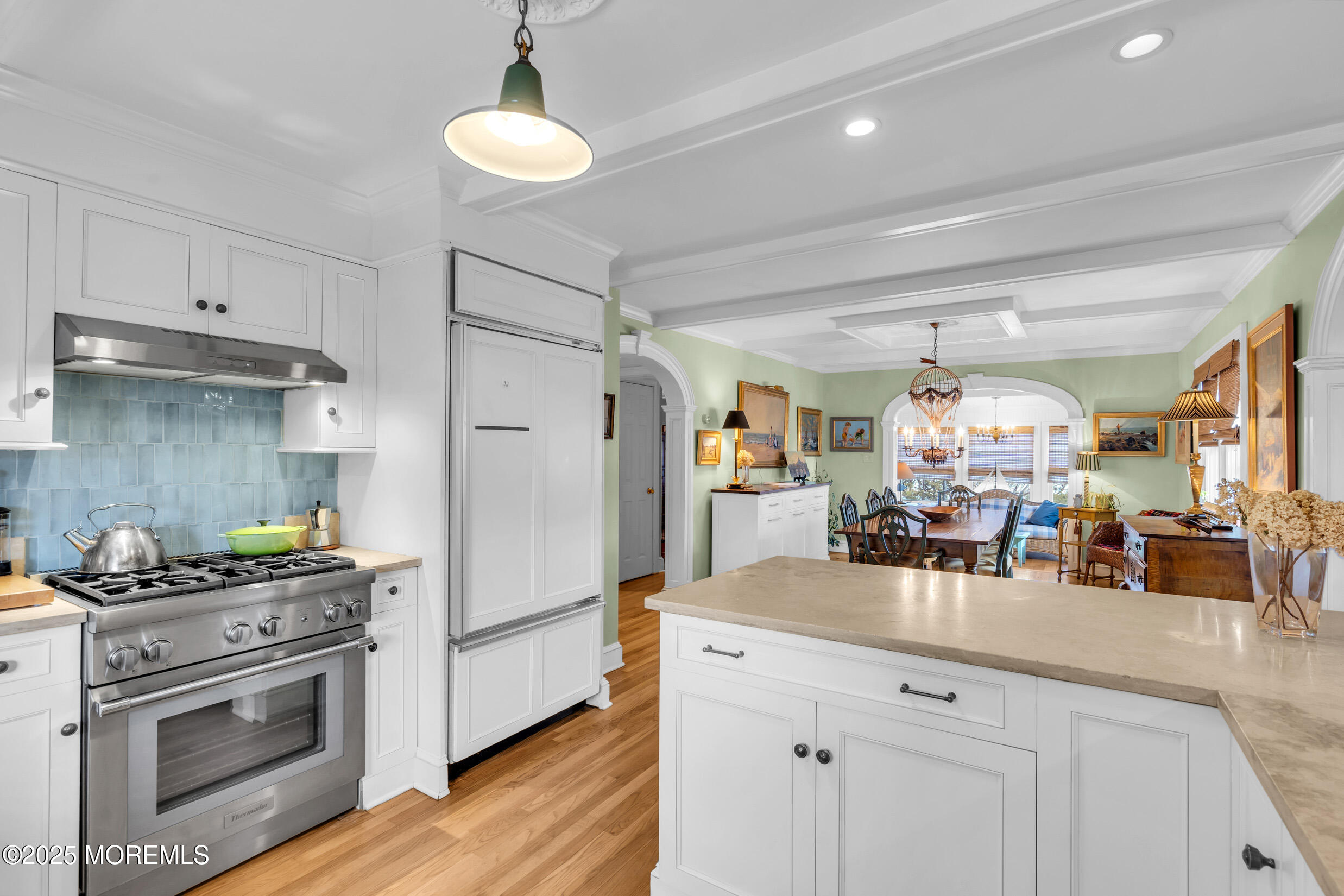 149 Highway 35 Mantoloking, NJ 08738 - Photo 11 of 29 a kitchen with a sink stainless steel appliances and cabinets