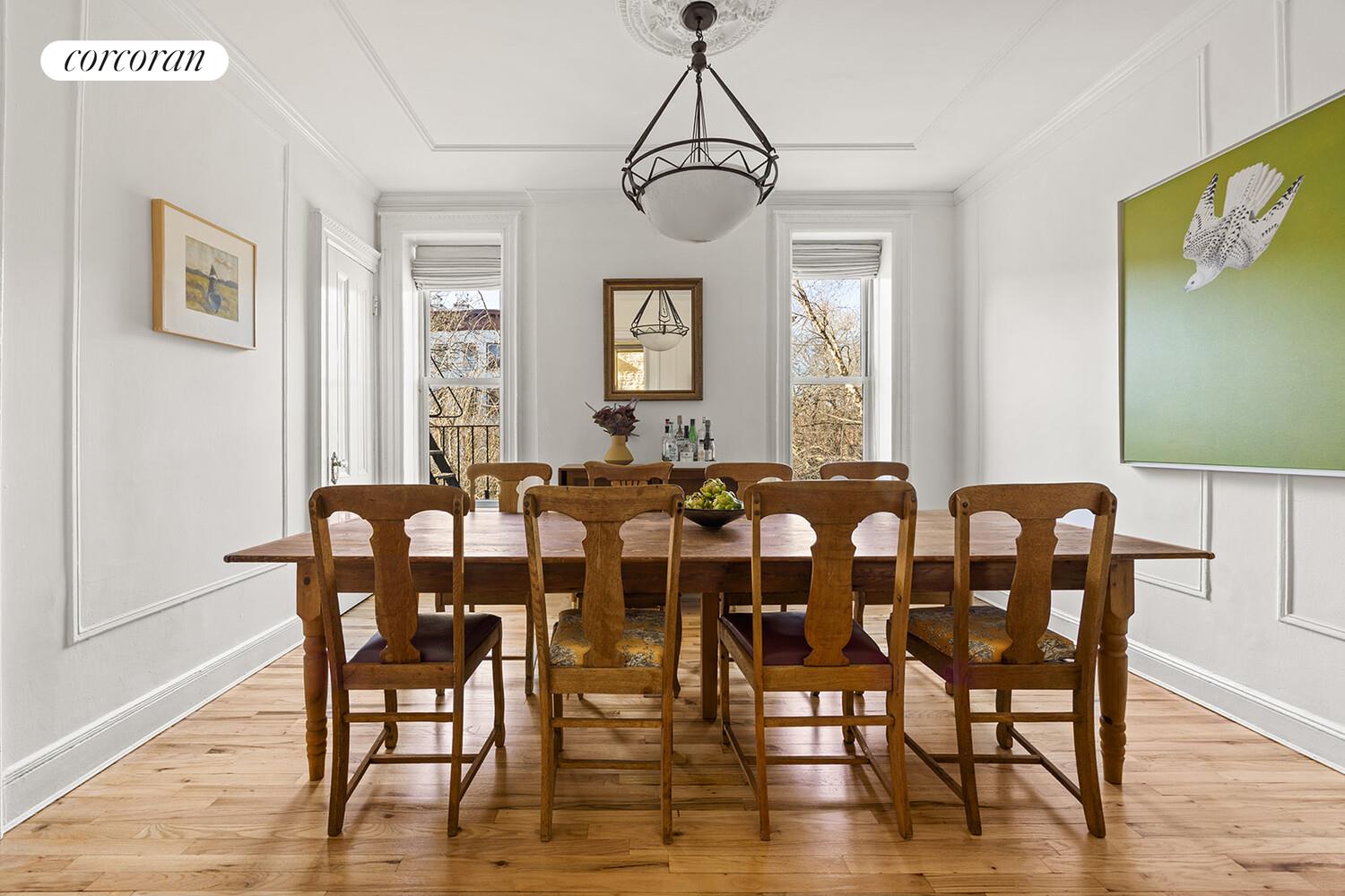 433 3rd Street, Unit 3 Brooklyn, NY 11215 - Photo 2 of 12 a view of a a dining room with furniture window and wooden floor