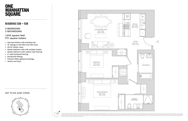$2,375,000 | 252 South Street, Unit 66B | Manhattan
