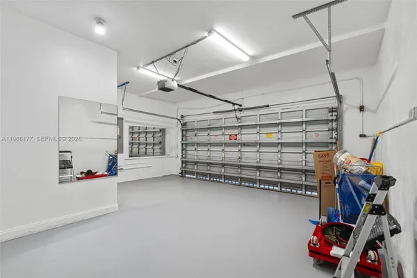 a view of room with gym equipment