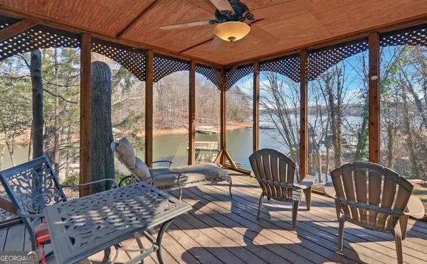 a building with trees in front of it