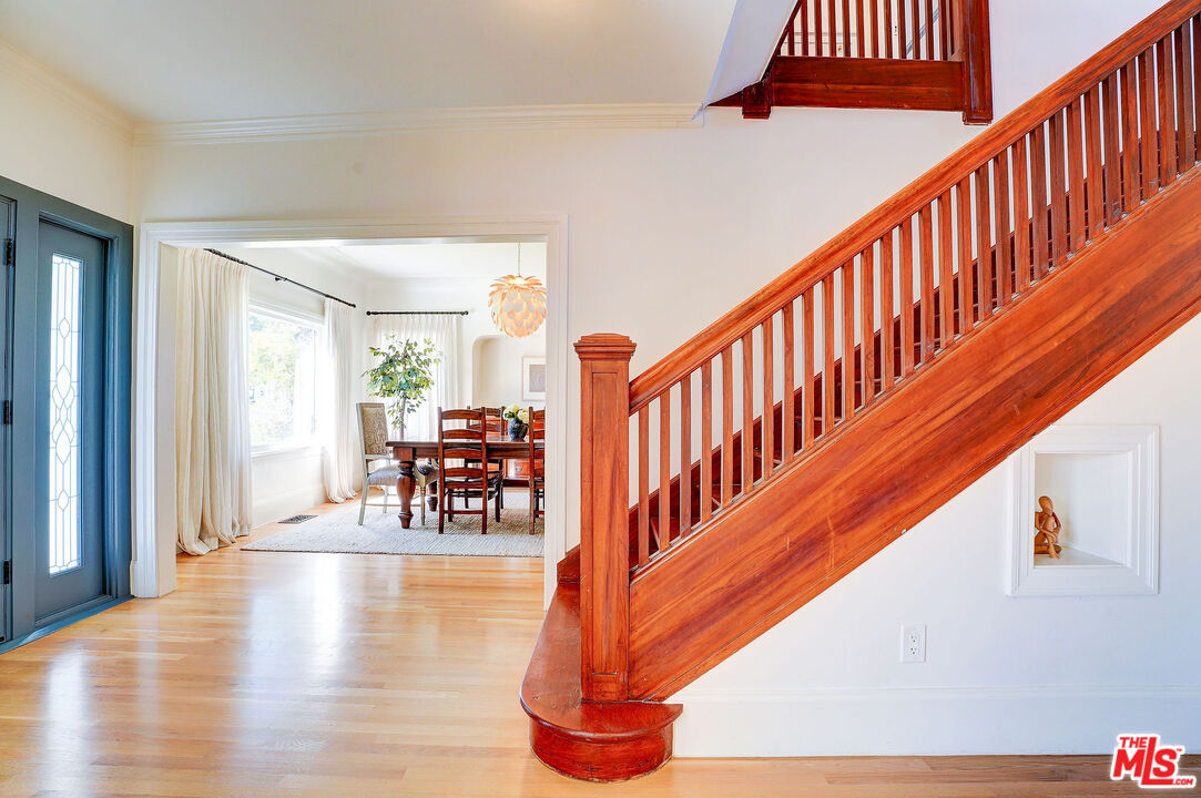 1944 Virginia Road Los Angeles, CA 90016 - Photo 4 of 36 a view of entryway and hall with wooden floor