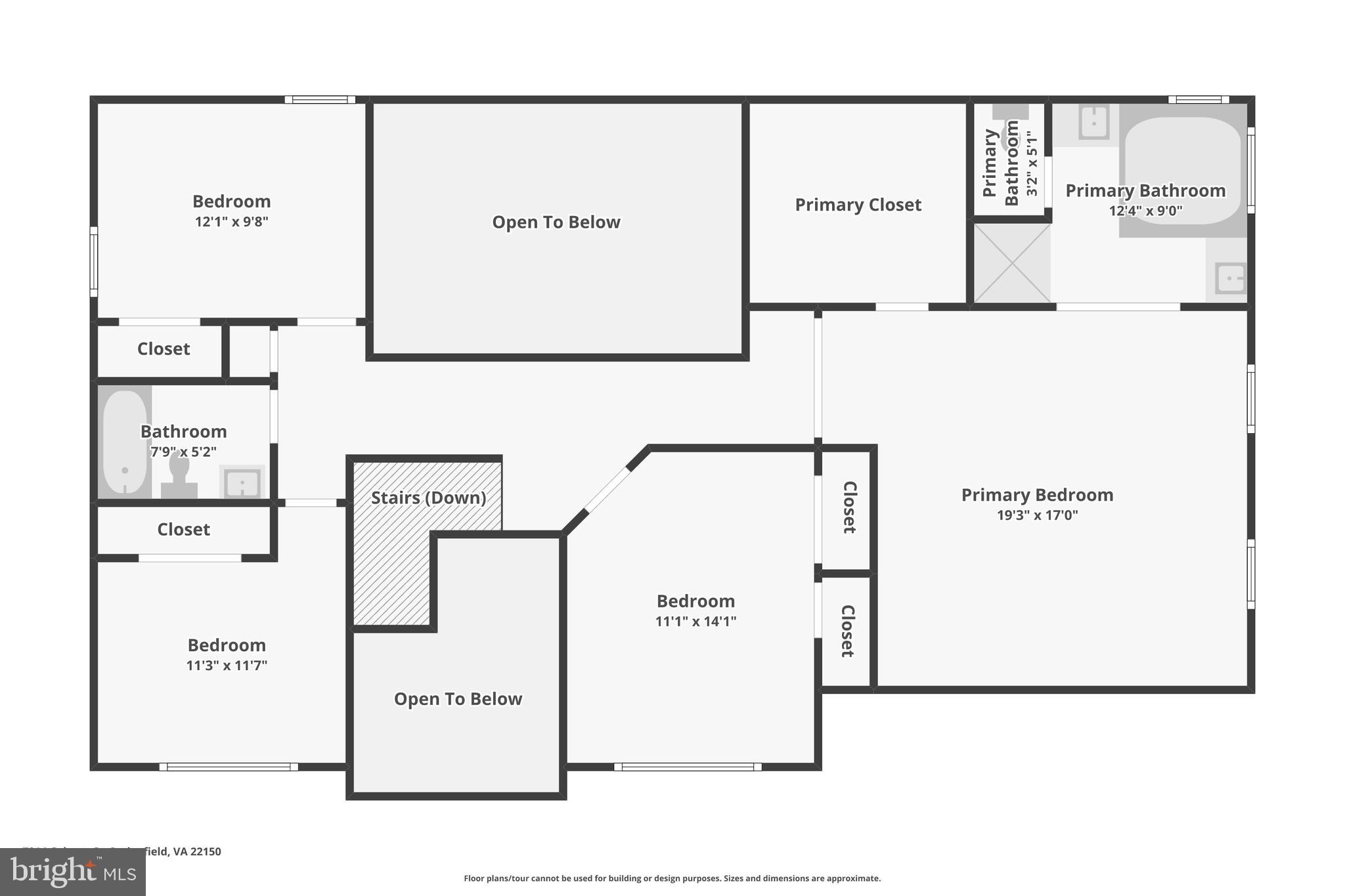 7214 Calamo Street Springfield, VA 22150 - Photo 79 of 80 Upper Level floorplan