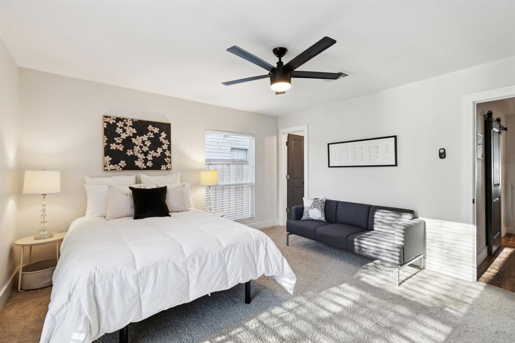 1237 Fuller Drive Dallas, TX 75218 - Photo 12 of 24 Large primary bedroom