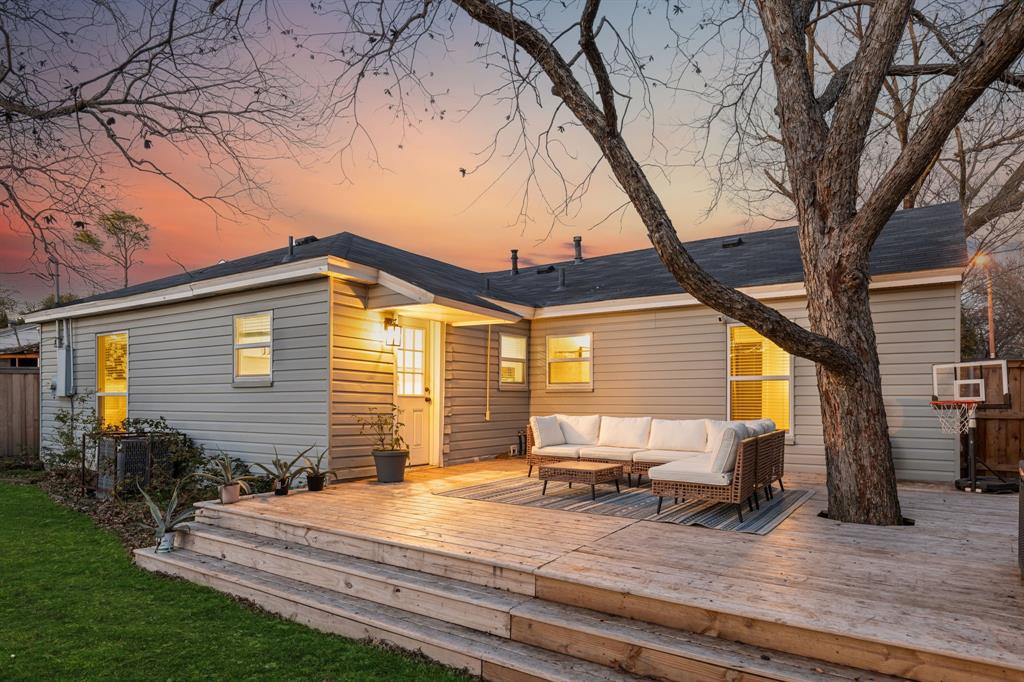 1237 Fuller Drive Dallas, TX 75218 - Photo 19 of 24 Newly added spacious wood deck