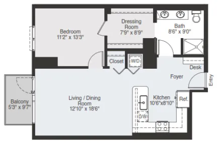 $2,895 | 1457 North Halsted Street, Unit 1910, Chicago, IL 60642