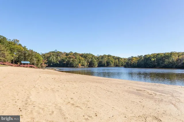 a view of a large body of water with a large window