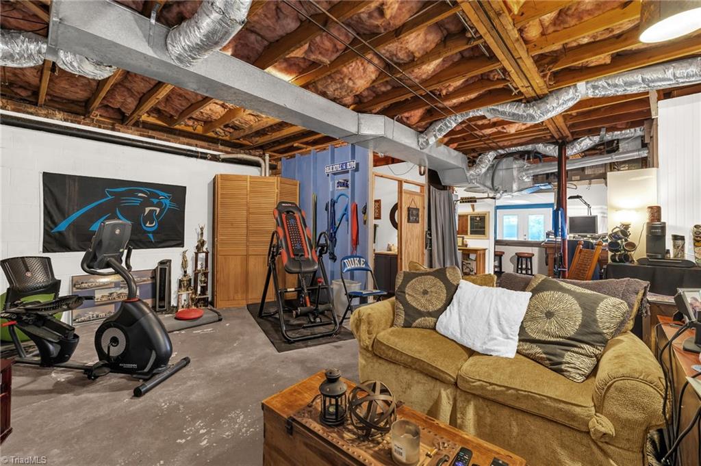 8194 Brotherstwo Road Colfax, NC 27235 - Photo 27 of 47 Unfinished Basement