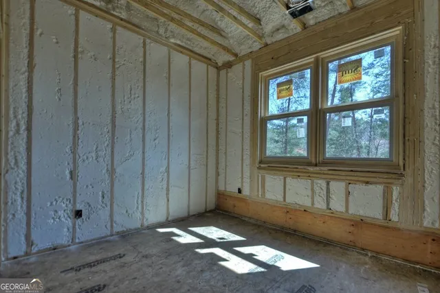 a view of an empty room