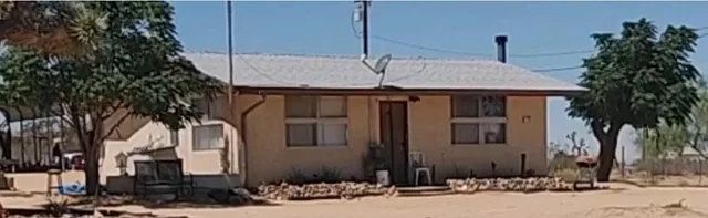 a backyard of a house