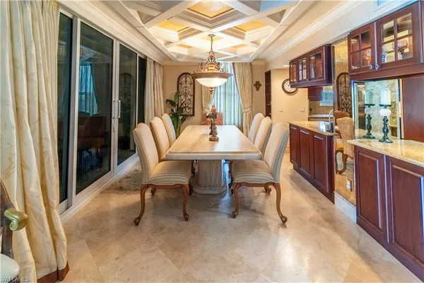 a kitchen with a sink stove and refrigerator