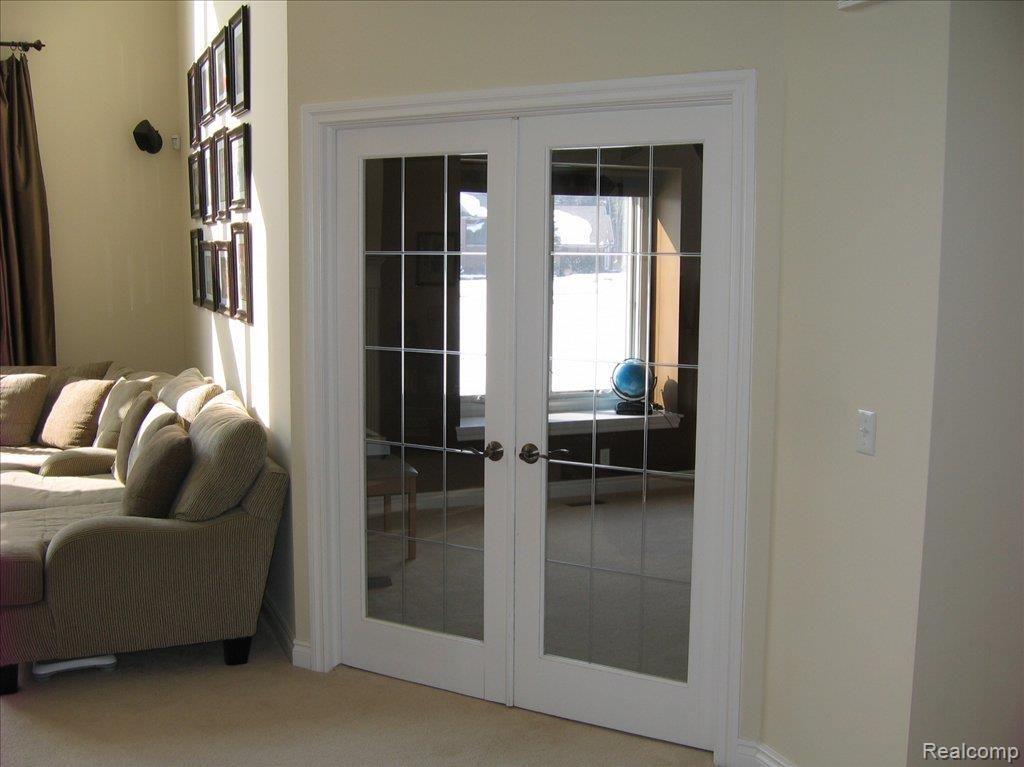86 Fieldway Court Rochester, MI 48306 - Photo 11 of 25 French Doors Library Entry
