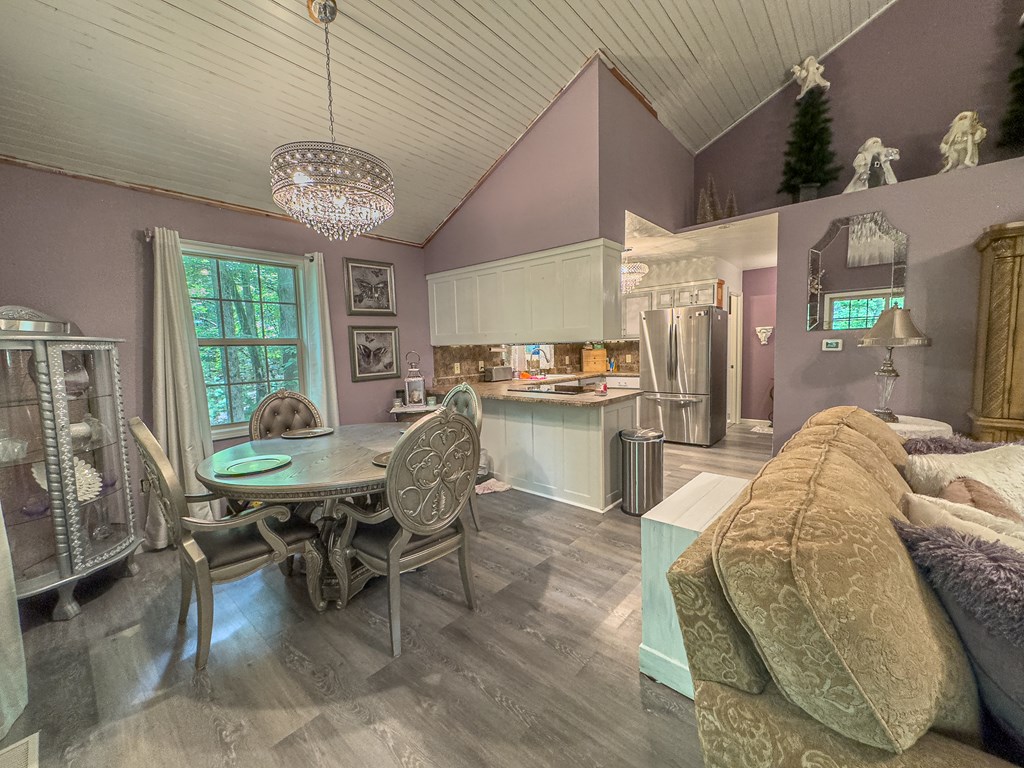 89 Box Turtle Lane Murphy, NC 28906 - Photo 27 of 51 a view of a dining room with furniture window and outside view