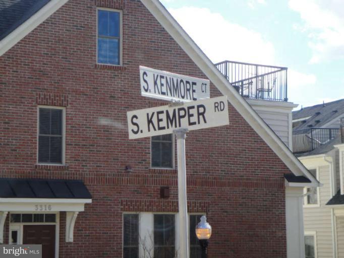 3405 Kemper Road Arlington, VA 22206 - Photo 28 of 30 a street sign on a brick wall