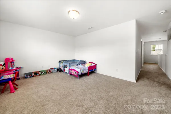 a view of a room with toys