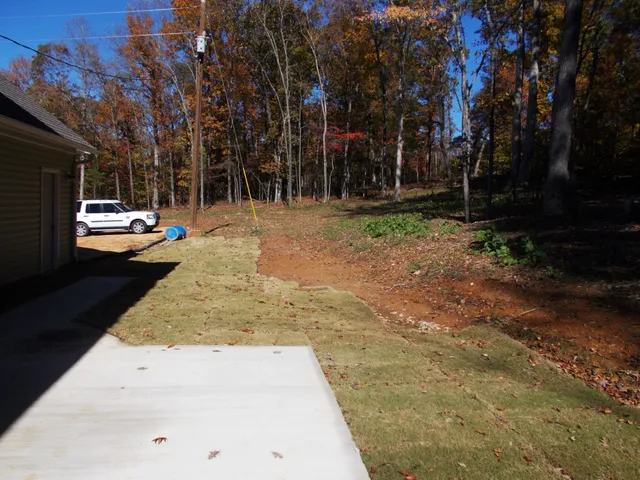 a view of outdoor space with trees