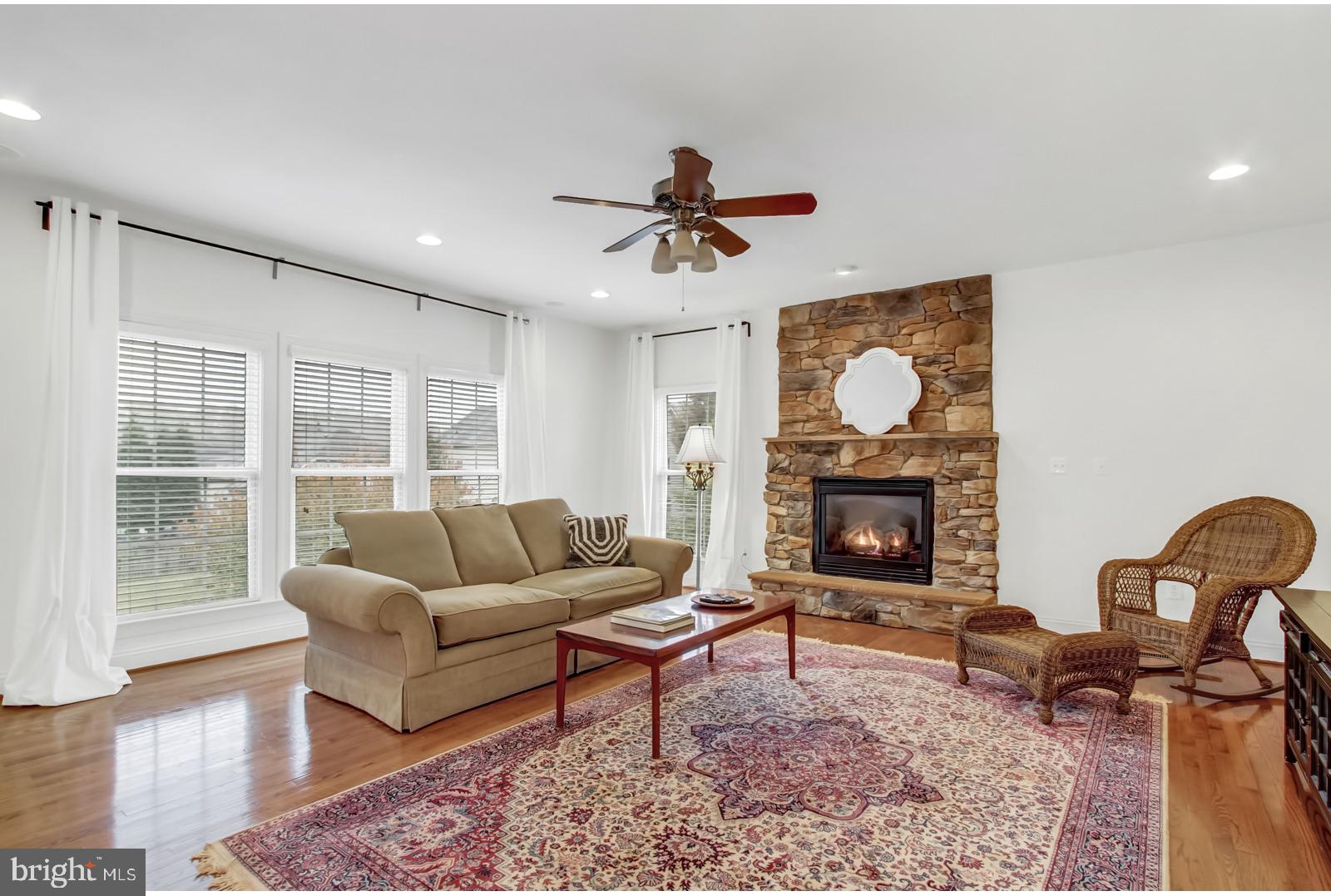 603 Hawkshead Road Lutherville-Timonium, MD 21093 - Photo 13 of 28 LARGE FAMILY ROOM WITH GAS STONE FIREPLACE
