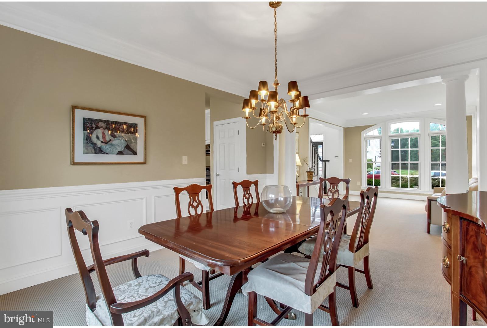 603 Hawkshead Road Lutherville-Timonium, MD 21093 - Photo 5 of 28 GRACIOUS DINING ROOM WITH ADDED MILLWORK