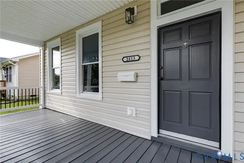 a view of deck in the house