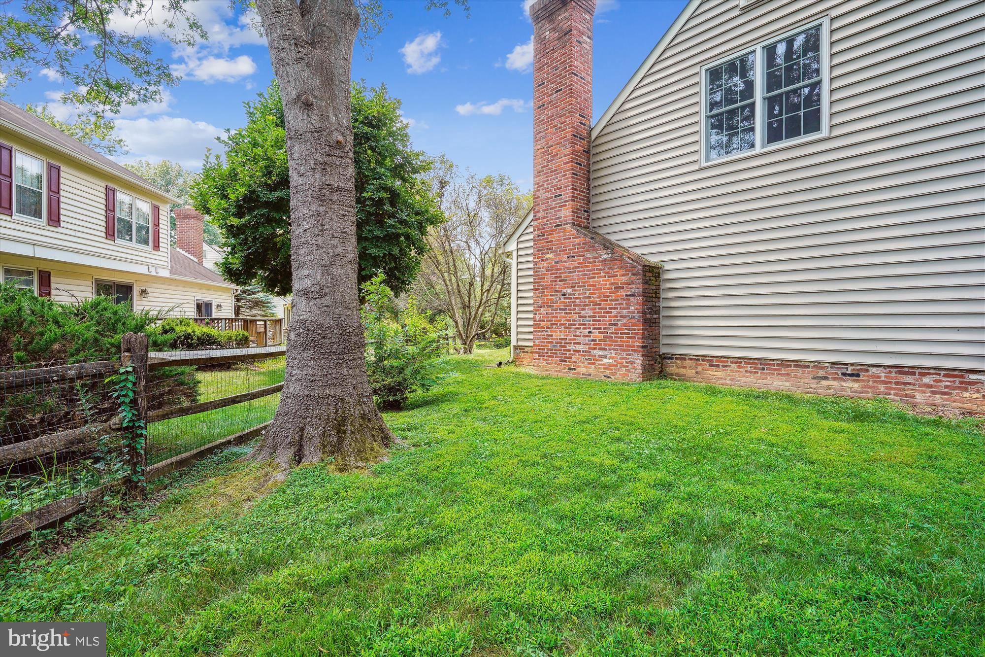 5427 Rilian Court Burke, VA 22015 - Photo 61 of 63 a view of a backyard with plants and a garden