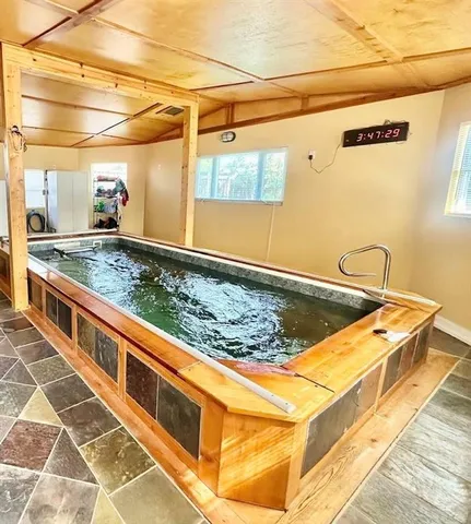 a view of a swimming pool