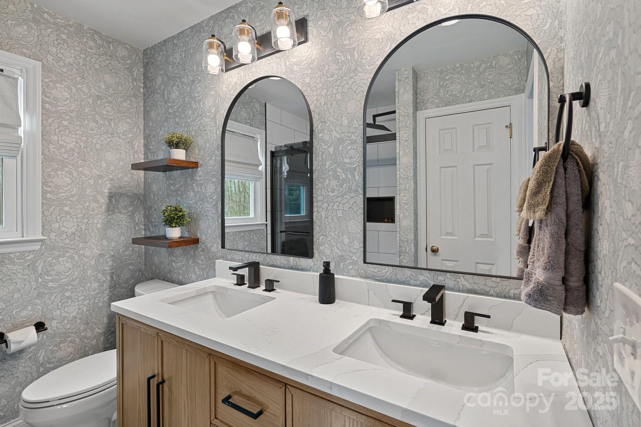 120 Banks Ridge Road Fort Mill, SC 29715 - Photo 6 of 37 a bathroom with a sink and a mirror