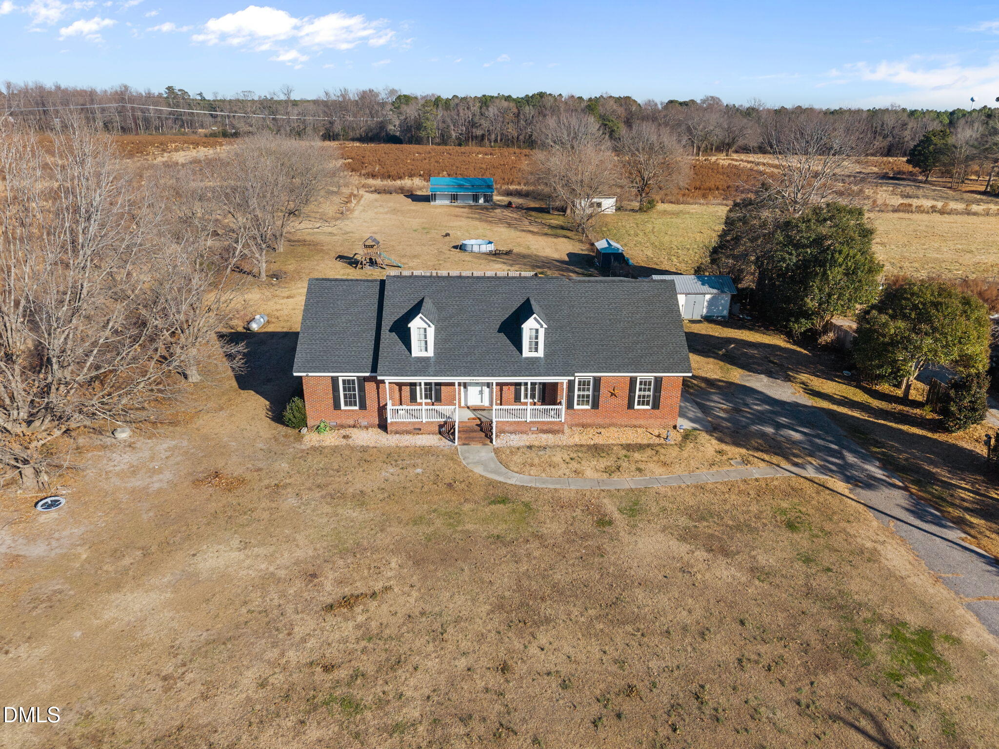 3431 Old Stage Road South Erwin, NC 28339 - Photo 21 of 53 an aerial view of a house with a yard