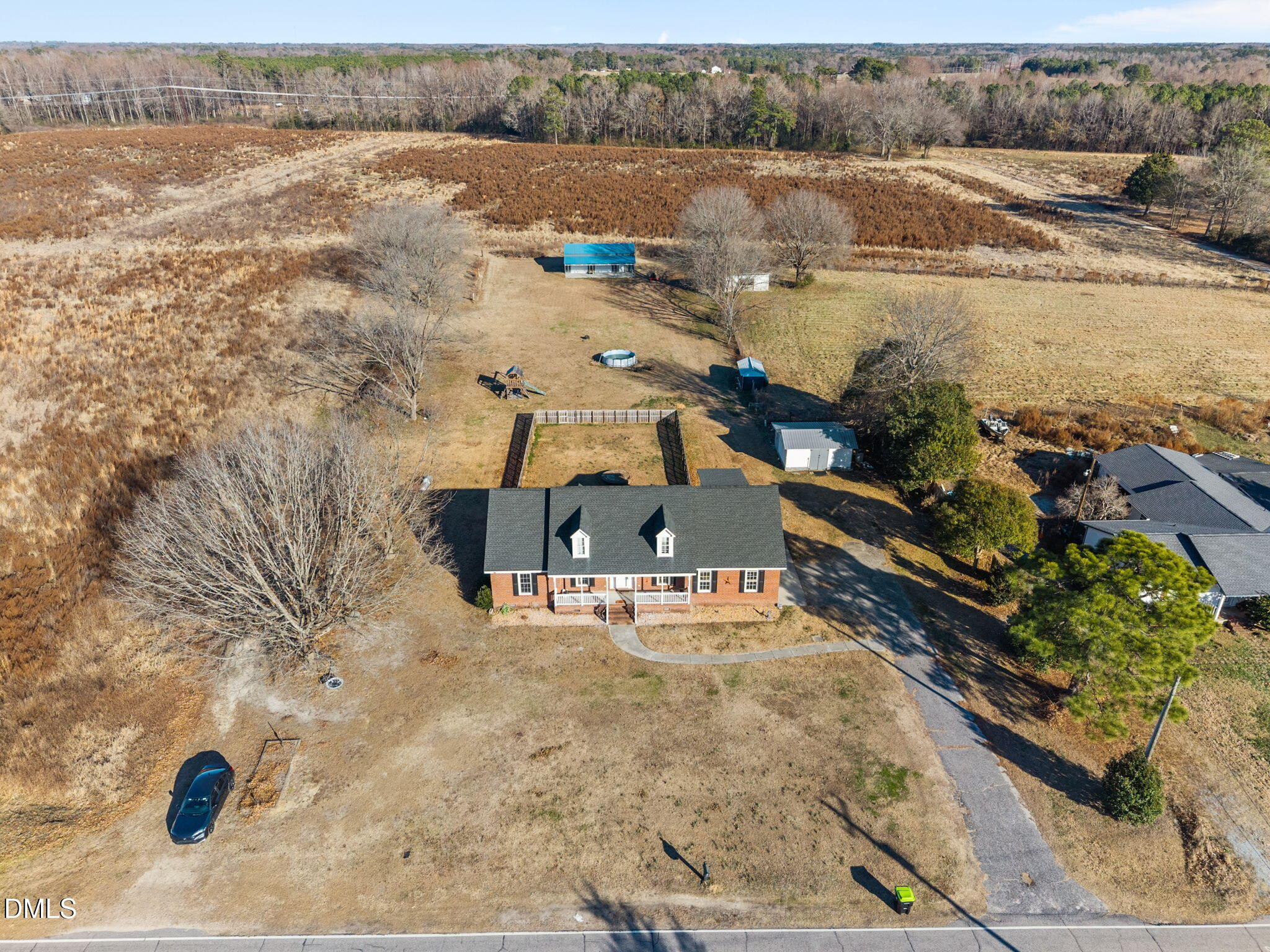 3431 Old Stage Road South Erwin, NC 28339 - Photo 27 of 53 an aerial view of residential houses with outdoor space