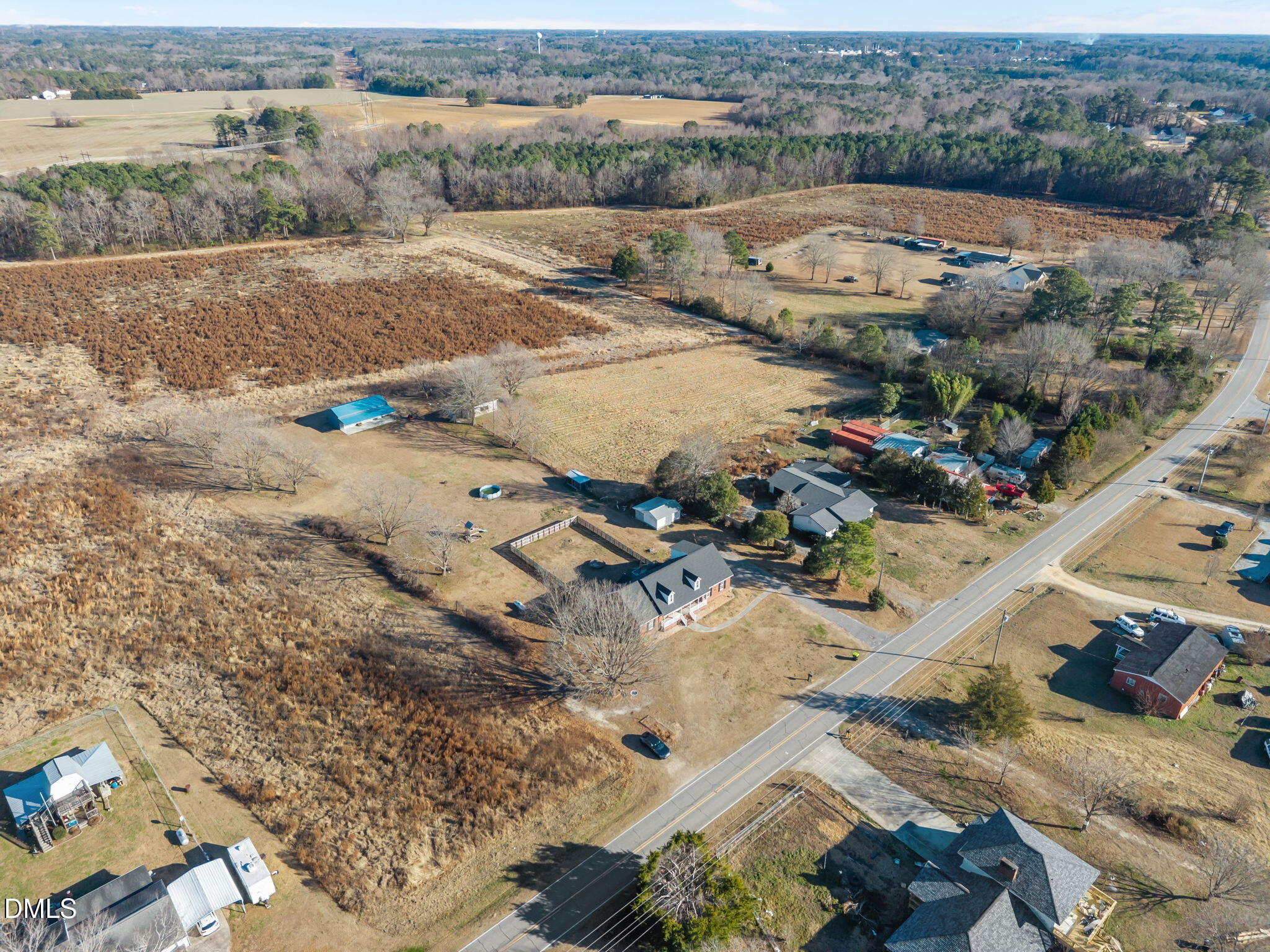 3431 Old Stage Road South Erwin, NC 28339 - Photo 33 of 53 an aerial view of a house with a yard