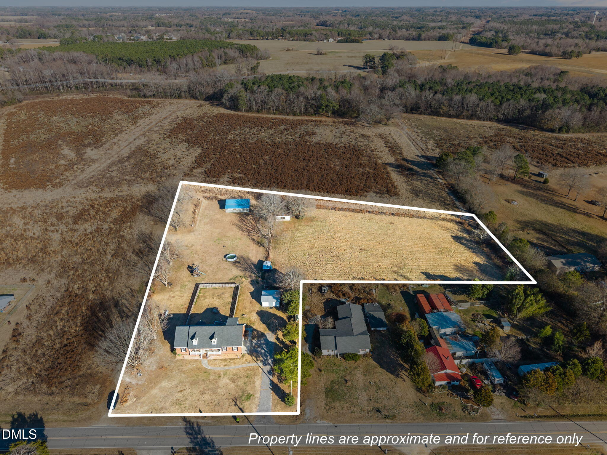 3431 Old Stage Road South Erwin, NC 28339 - Photo 53 of 53 an aerial view of a house with outdoor space