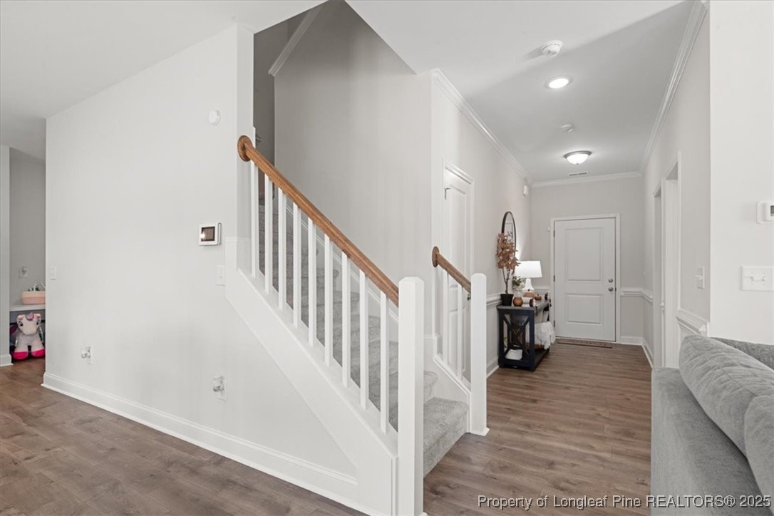 7840 Rufus Johnson Road Fayetteville, NC 28306 - Photo 28 of 50 a view of a hallway with a livingroom and entryway