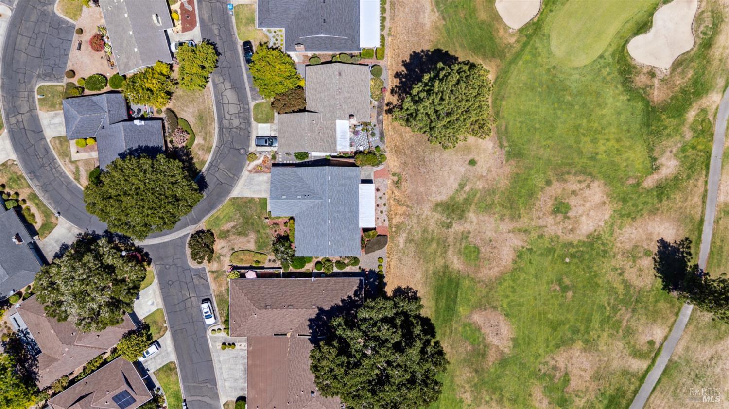 120 Oak Island Circle Santa Rosa, CA 95409 - Photo 26 of 28 an aerial view of residential houses with outdoor space